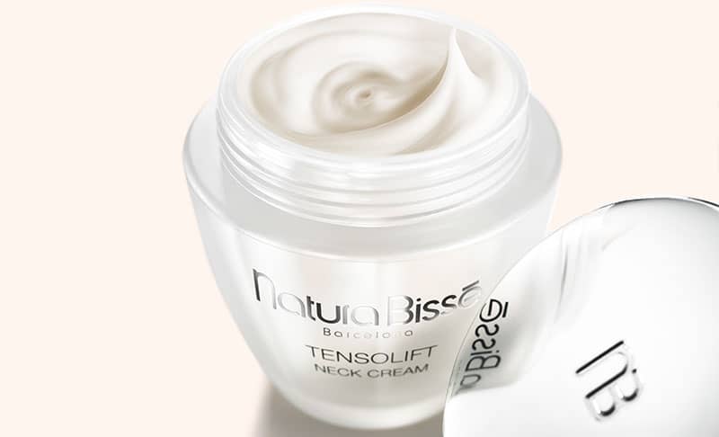 Detail of the Tensolift Neck Cream container